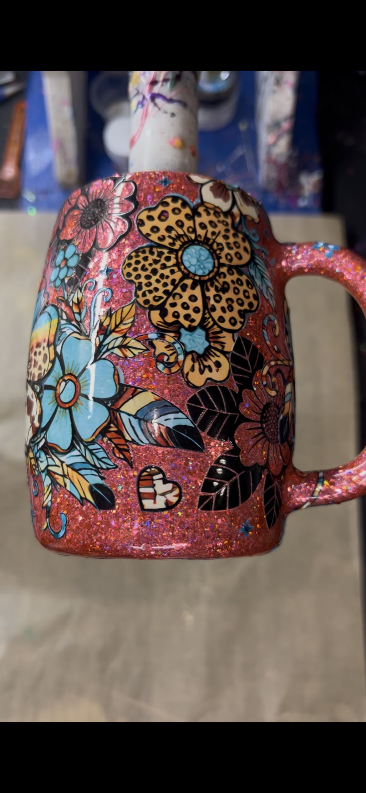 Dana’s Daisy Coffe Cup 12oz