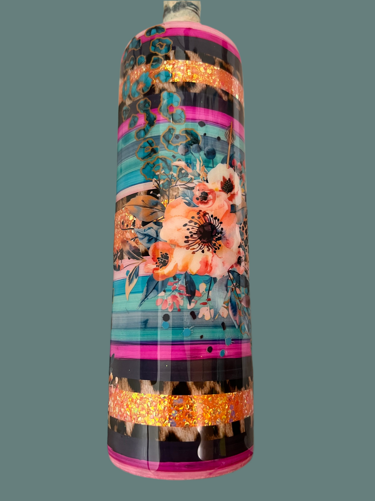 Flowers Serape 30oz Skinny Tumbler