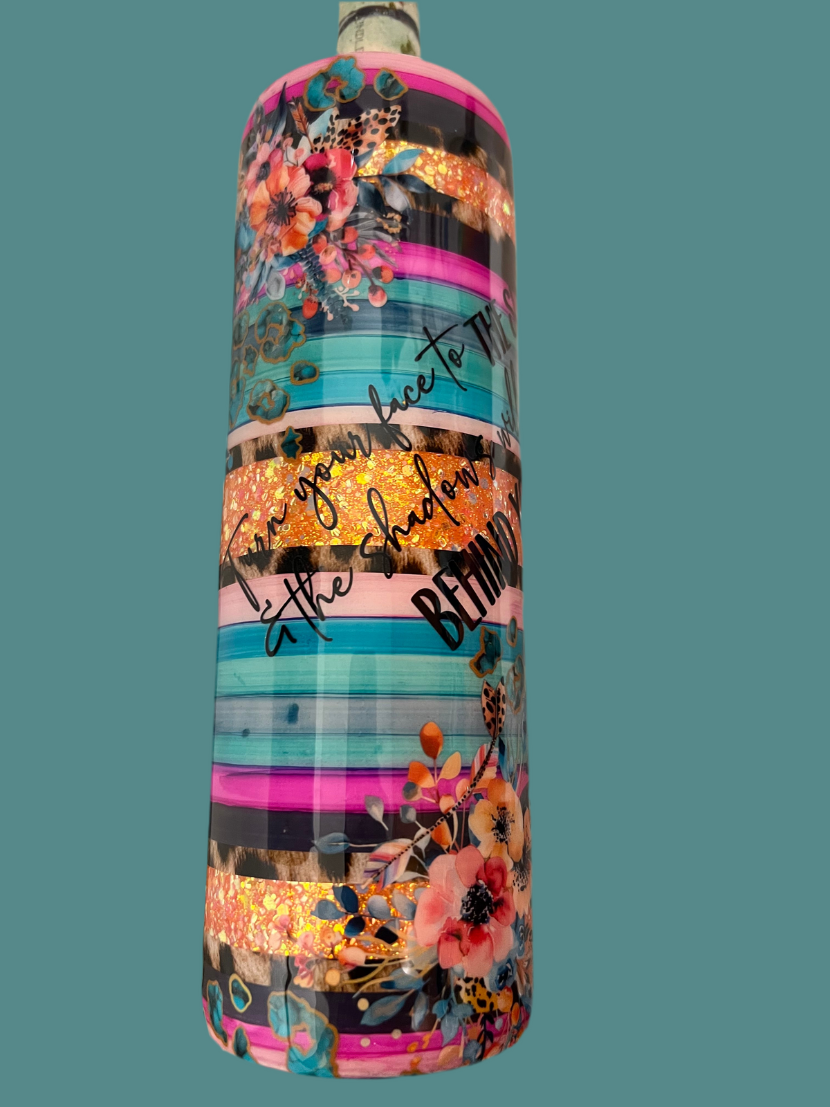 Flowers Serape 30oz Skinny Tumbler