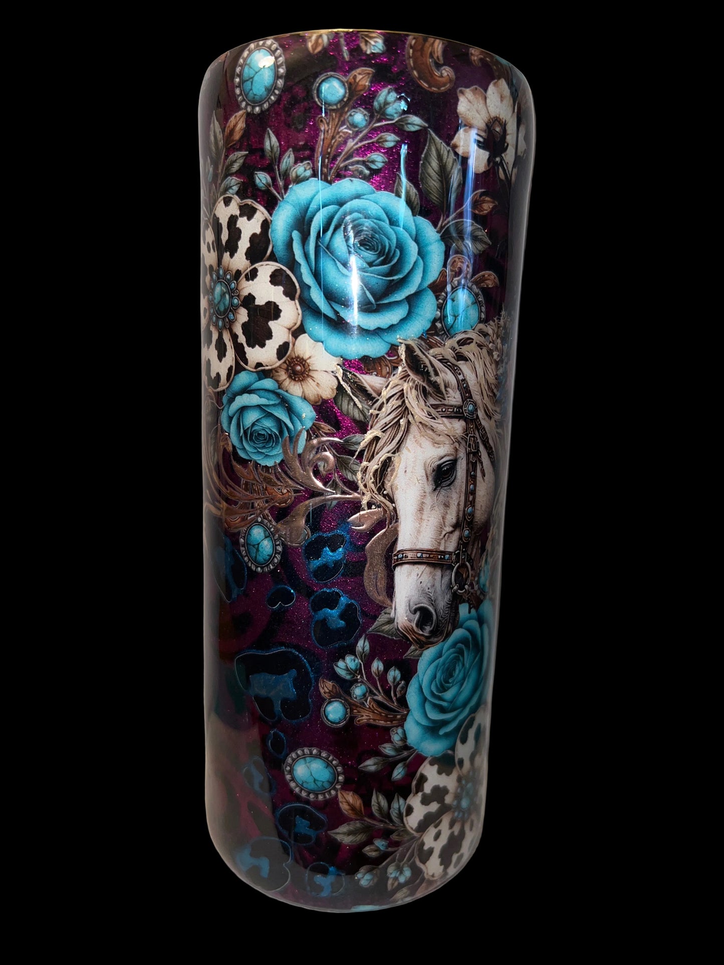 Dana’s 25oz Tooled Leather Gawdy