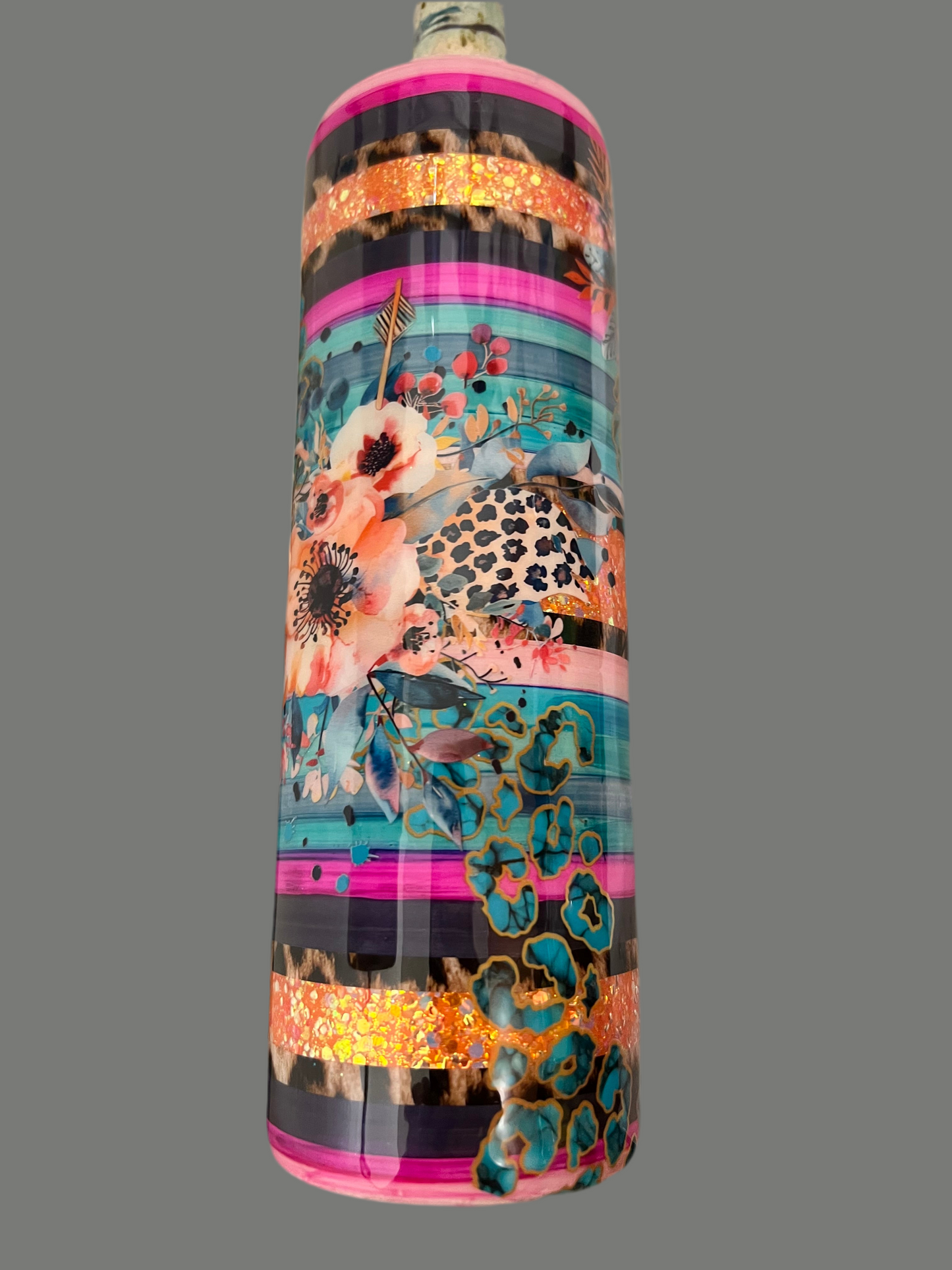 Flowers Serape 30oz Skinny Tumbler