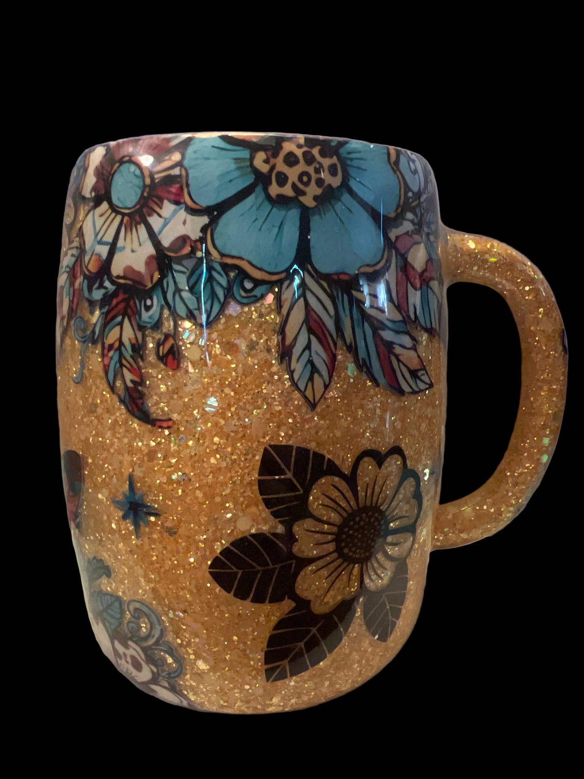Dana’s Daisy Coffee Cup 12oz Yellow