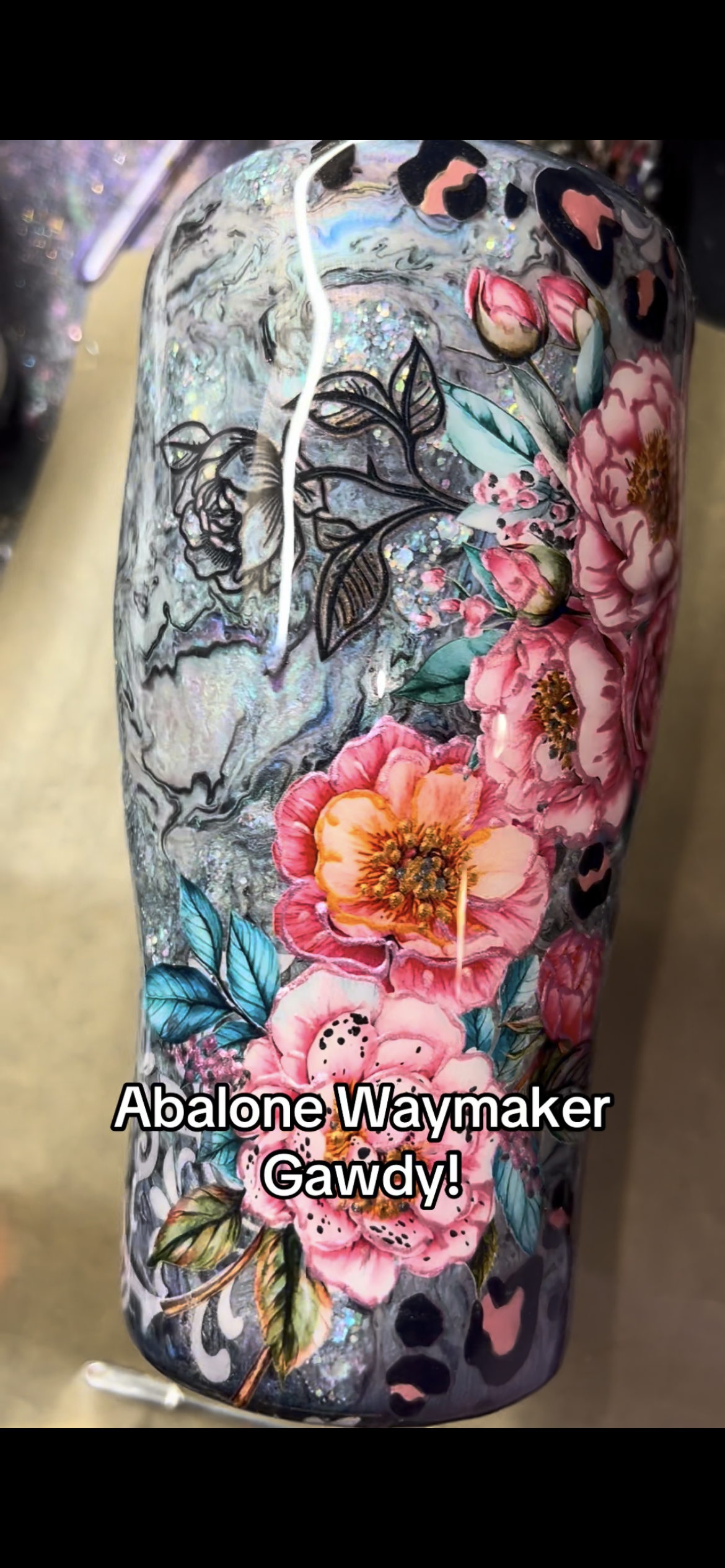 Dana’s Abalone Waymaker Gawdy M/C 30oz Tumbler