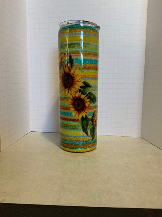 #11 Sunflower Rustic Raindrop Serape