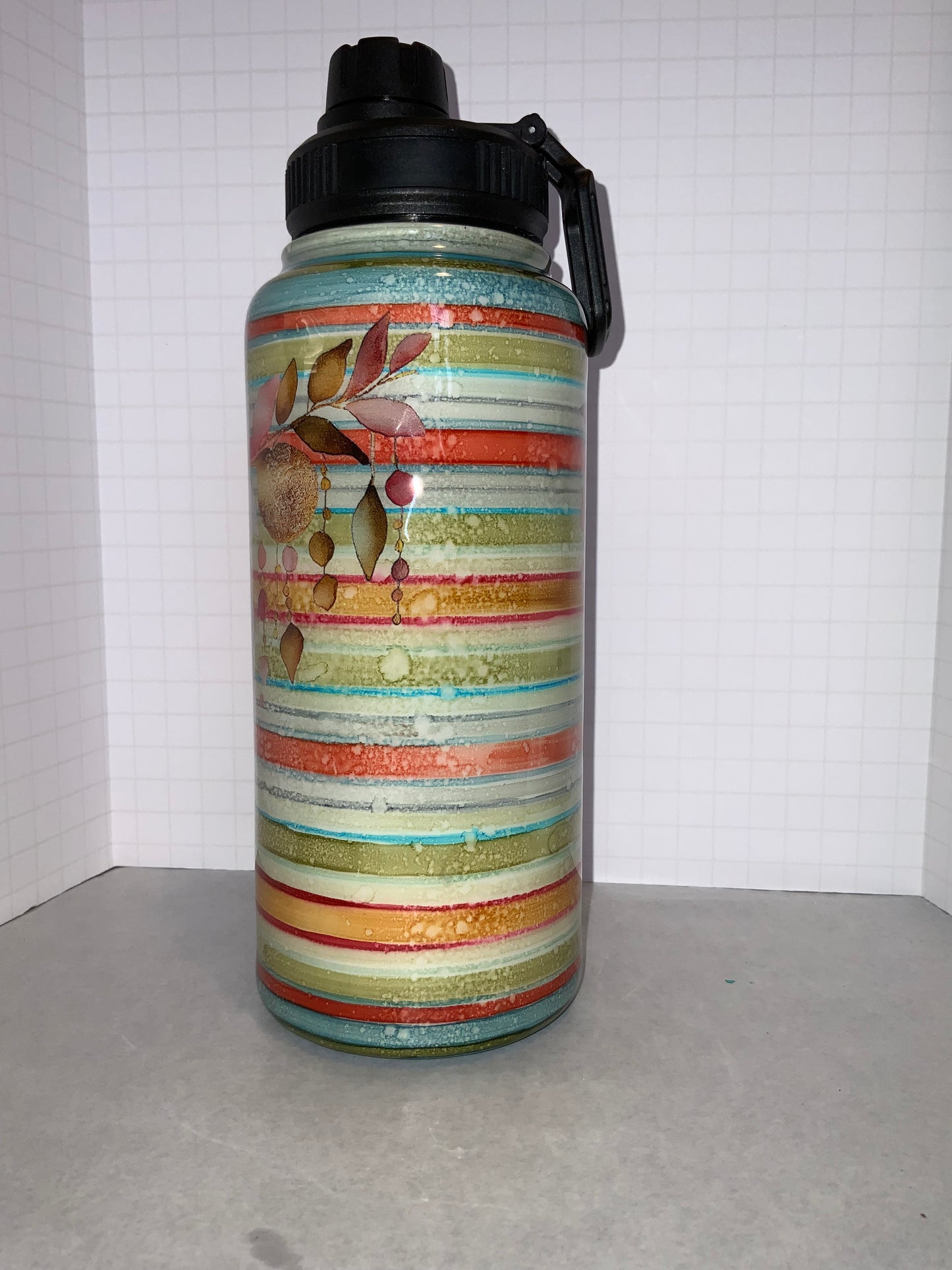 #58 Boho Rustic Raindrop Serape